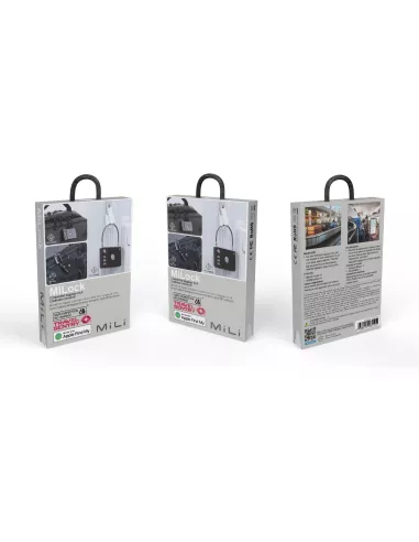 MiLi MiLock cadenas localisateur tracker sécurité bagages - Blanc |...