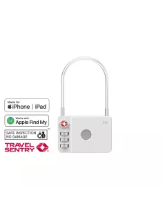 MiLi MiLock padlock tracker luggage security - Black | ...