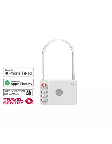 MiLi MiLock padlock tracker luggage security - Black | ...