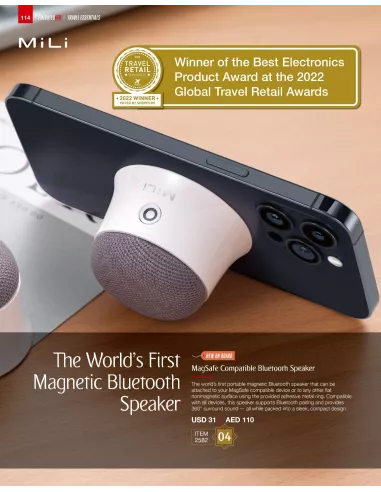 copy of MiLi Mag SoundMate Magnetic Bluetooth Speaker