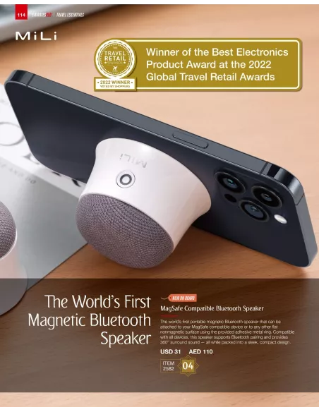 copy of MiLi Mag SoundMate Magnetic Bluetooth Speaker