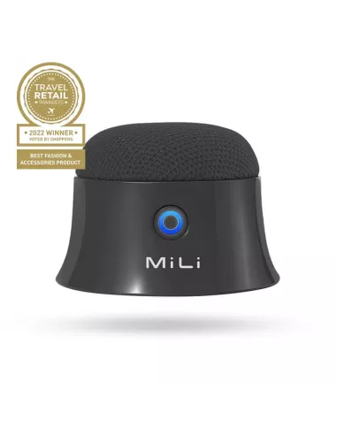 ibroz- MiLi Mag SoundMate Enceinte Bluetooth Magnetique black noire