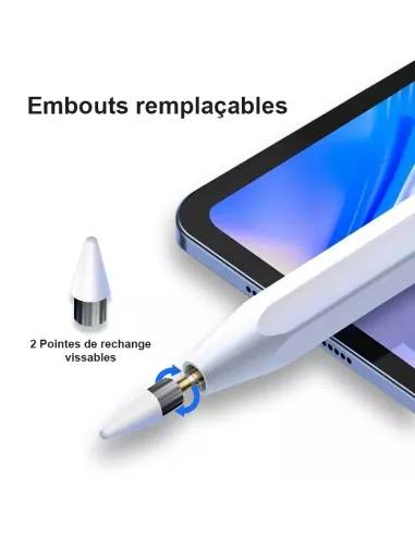 Stylet Pencil Magnétique Bluetooth Universel - Compatibilité Étendu...