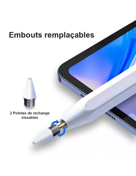 Stylet Pencil Magnétique Bluetooth Universel - Compatibilité Étendu...