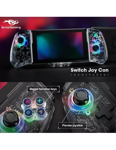 Contrôleur filaire ergonomique avec Gyro 6 axes pour Nintendo Switc...