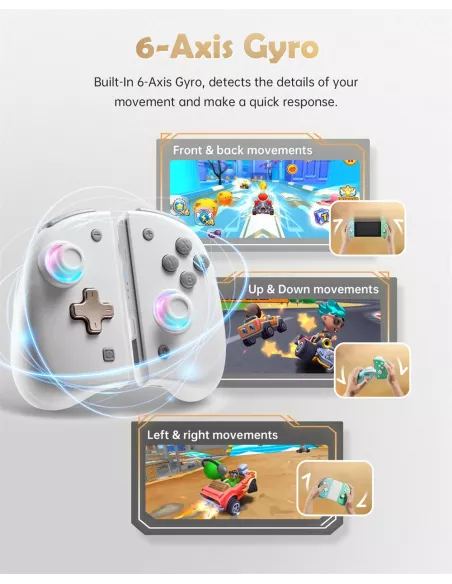 copy of Contrôleur filaire ergonomique avec Gyro 6 axes pour Nintendo Switch/OLED