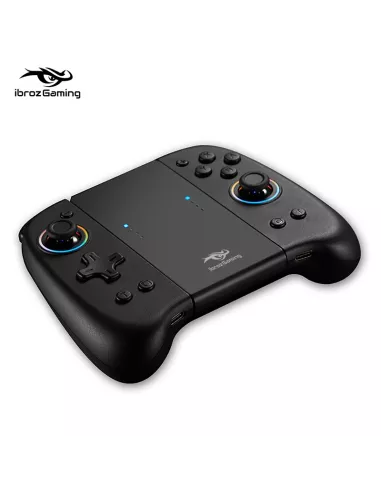 Paire de manettes Joycon RGB pour Nintendo Switch/OLED - Noir | Ibroz