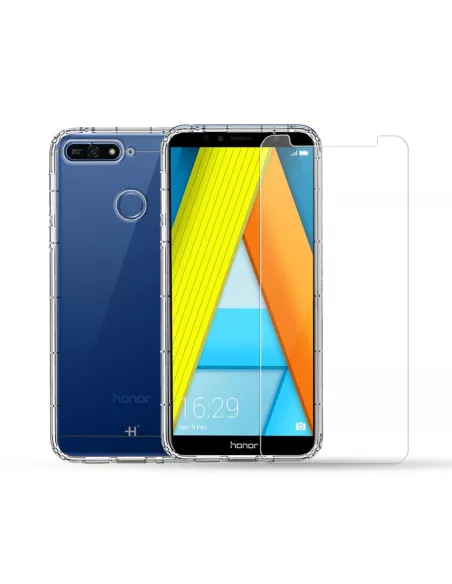 Honor 7A - Pack Coque antichocs + Protection écran 9H | Ibroz