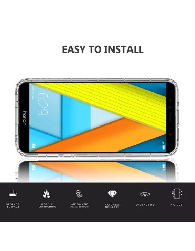 Honor 7A - Pack Coque antichocs + Protection écran 9H | Ibroz