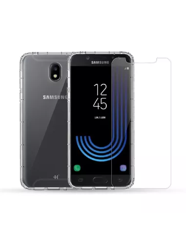 Samsung Galaxy J5 - Pack Coque antichocs + Protection écran 9H | Ibroz