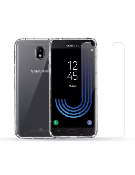 Samsung Galaxy J5 - Pack Coque antichocs + Protection écran 9H | Ibroz