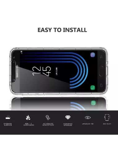 Samsung Galaxy J5 - Pack Coque antichocs + Protection écran 9H | Ibroz