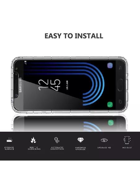 Samsung Galaxy J5 - Pack Coque antichocs + Protection écran 9H | Ibroz