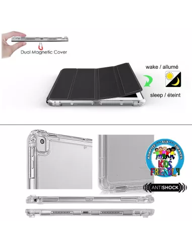 iPad Air 3 (2019) / iPad Pro 10.5" (2017) - Coque Anti chocs + Smar...