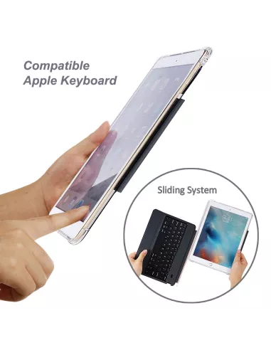 iPad Classic 10. 2" - Coque Anti chocs + Smart Cover + Noir | Ibroz