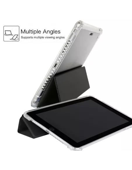 iPad Classic 10. 2" - Coque Anti chocs + Smart Cover + Noir | Ibroz