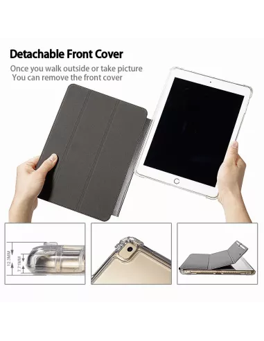 iPad Mini 5 (7.9"- 2019) - Coque Anti chocs + Smart Cover - Noir | ...