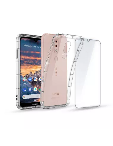Nokia 4.2 Pack Shockproof Case + Screen Protector 9H | Ibroz