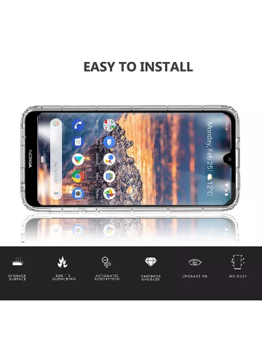 Nokia 4.2 Pack Shockproof Case + Screen Protector 9H | Ibroz