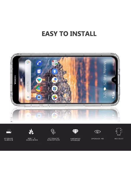 Nokia 4.2 Pack Coque antichocs + Protection écran 9H | Ibroz