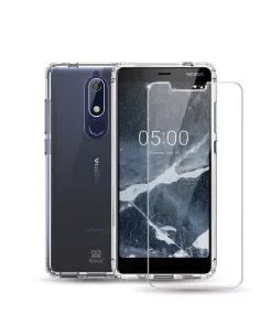 Nokia 5.1 Reinforced shell + 9h tempered glass | Ibroz