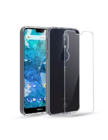 Nokia 7.1 Reinforced shell + 9h tempered glass | Ibroz