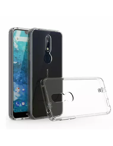 Nokia 7.1 Coque renforcée + Verre trempé 9h | Ibroz
