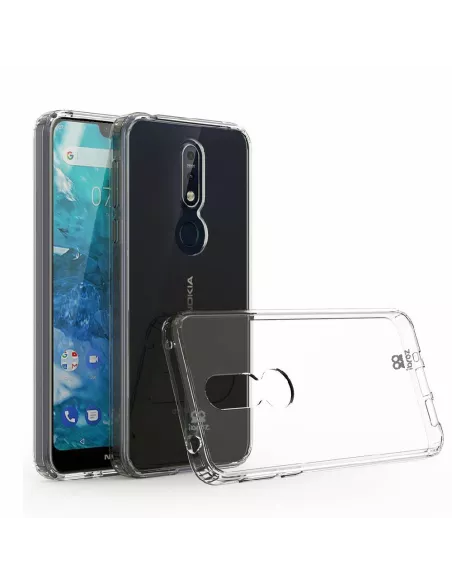 Nokia 7.1 Coque renforcée + Verre trempé 9h | Ibroz