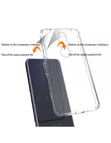 Nokia 7.1 Coque renforcée + Verre trempé 9h | Ibroz