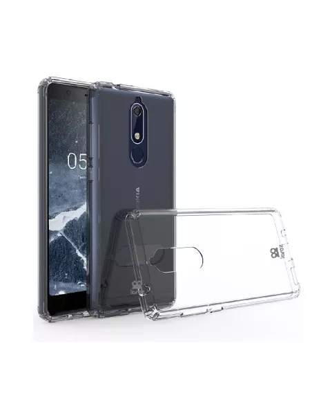 Nokia 5.1 Coque renforcée + Verre trempé 9h | Ibroz