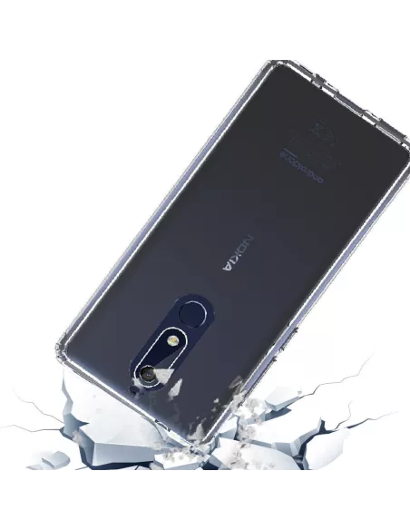 Nokia 5.1 Coque renforcée + Verre trempé 9h | Ibroz