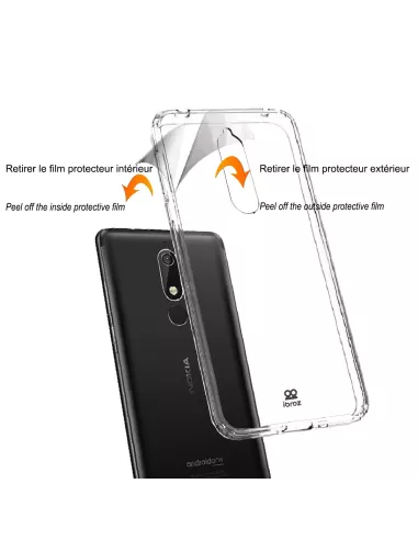 Nokia 5.1 Reinforced shell + 9h tempered glass | Ibroz
