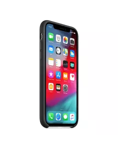 iPhone Xr Coque Liquid Silicone Soft Touch - Noir | Ibroz 2