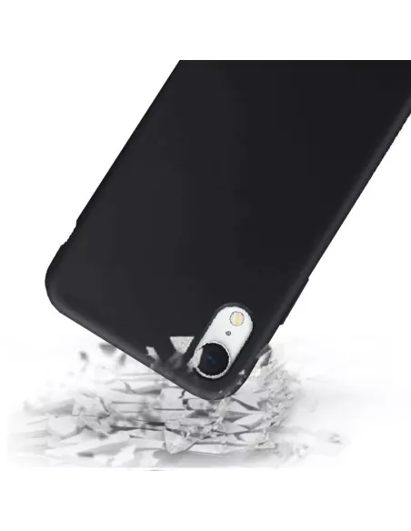iPhone Xr Liquid Silicone Soft Touch Case - Black | Ibroz