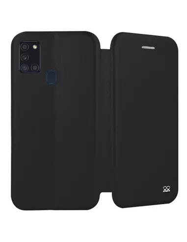 Samsung Galaxy A21s Leather Case Folio Clam | Ibroz