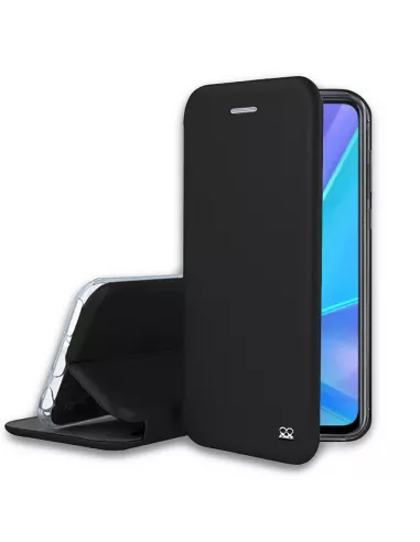 Oppo A72 Etui Cuir Folio Clam - Noir | Ibroz
