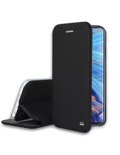 Oppo Find X2 Neo Leather Case Folio Clam - Black | Ibroz