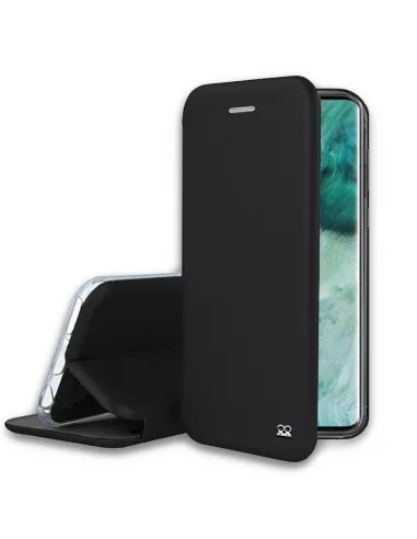 Oppo Find X2 Pro Etui Cuir Folio Clam + Noir | Ibroz