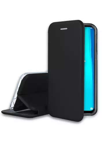 Huawei Y9 2019 Etui folio cuir CLAM | Ibroz