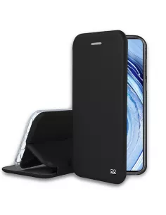 Xiaomi Redmi Note 9 Pro Etui Cuir Folio Clam - Noir | Ibroz