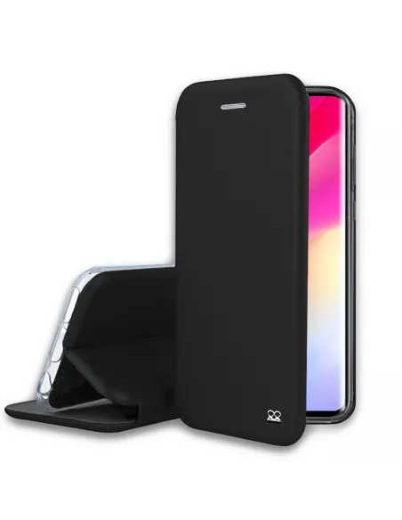 Xiaomi Mi Note 10 Lite Etui Cuir Folio Clam | Ibroz