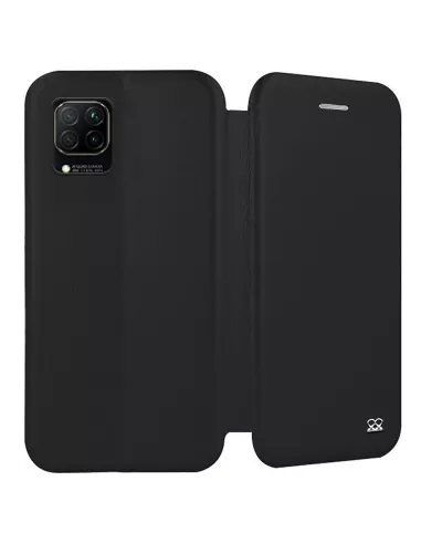 Huawei P40 Lite Etui Cuir Folio Clam - Noir | Ibroz