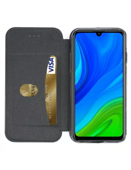 Huawei PSmart (2020) Leather Case Folio Clam | Ibroz