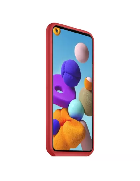 Galaxy A21s Coque Liquid Silicone Soft Touch | Ibroz