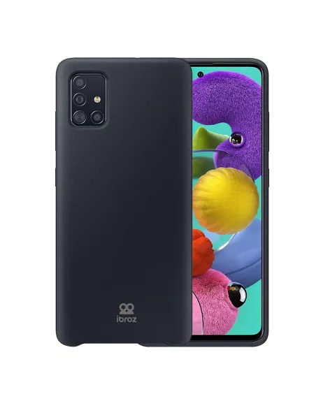 Galaxy A51 Coque Liquid Silicone Soft Touch | Ibroz