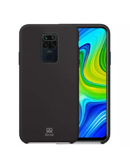 Xiaomi Redmi Note 9 Coque Liquid Silicone Soft Touch - Noir | Ibroz