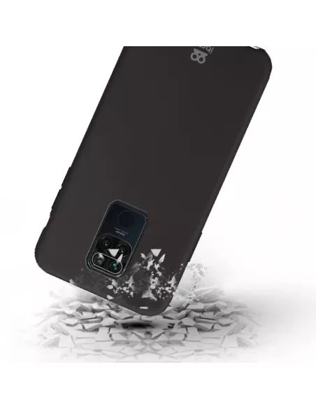 Xiaomi Redmi Note 9 Coque Liquid Silicone Soft Touch - Noir | Ibroz