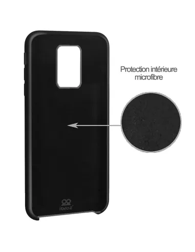 Xiaomi Redmi Note 9 Coque Liquid Silicone Soft Touch - Noir | Ibroz