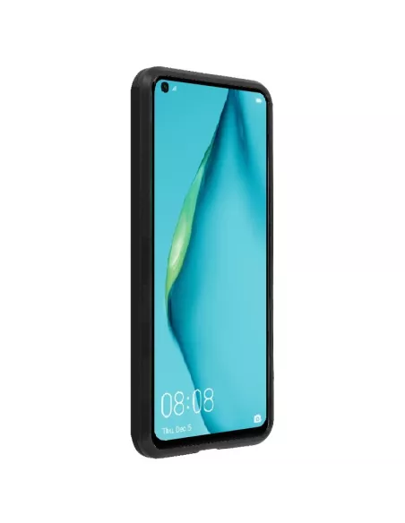 Huawei P40 Lite Coque Liquid Silicone Soft Touch - Noir | Ibroz