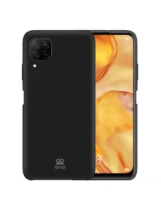 Huawei P40 Lite Coque Liquid Silicone Soft Touch - Noir | Ibroz